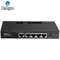 2500/1000Mbps 2.5G เดสก์ท็อป Gigabit Network Switch Gigabit Hub Ethernet Splitter I In 4 Out 8pin 5-Port