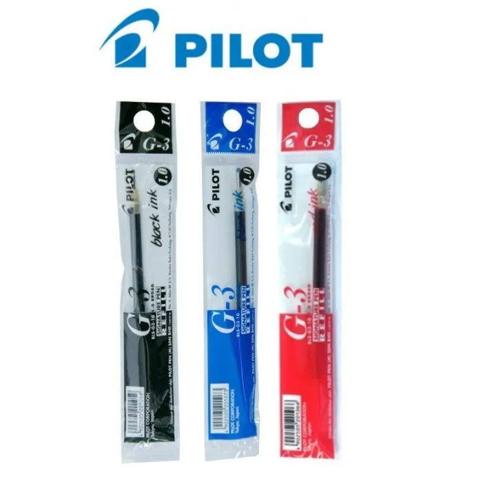 PILOT G3 GEL PEN INK REFILL 1.0 BLUE/BLACK Lazada