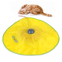 4 Speeds Motion Undercover Mouse Fabric Moving Feather Interactive Pet Toy For Cat Kitty Automatic Electric Cat Toy Plate-lihaibo2