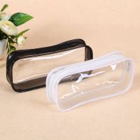 【DT】hot！ Pencil Bag Transparent Pouch Student Case Large Capacity Portable PVC Zipper