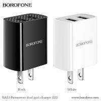 Borofone หัวชาร์จ BA53 2USB จ่ายไฟ 2.1A dual port