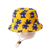 Kids Adjustable Swim Brim Outdoor Strap Wide Play Hats Beach Chin Hat Baby Sun