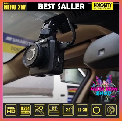 โปรโมชั่น!! กล้องบันทึกหน้ารถ WIFI PRIORITY รุ่น HERO2W ดูภาพผ่านสมาร์ทโฟนได้ CAR CAM WIFI SMARTบันทึกวีดีโอ หน้าชัดมี WIFI กล้องติดรถยนต์ ประกันศูนย์ไทย
