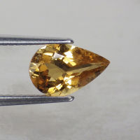 พลอย ทัวร์มาลีน ดิบ แท้ ธรรมชาติ ( Natural Yellow Tourmaline ) หนัก 1.64 กะรัต