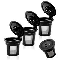 4 Pack K Cup Reusable Pods for Ninja Dual Brew Coffee Maker, Reusable K Pod Permanent K Cups Filters Coffee Accessories