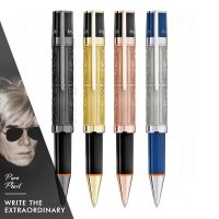 PPS Special Edition Andy Warhol Classic MB Ballpoint Pen Embossed Barrel Write Smooth Luxury School Office Monte Stationery Pens