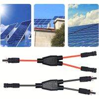 Solar Cable Y Splitter 1.5KV PV Extension Cable For Photovoltaic Systems Connector 3 Cores 2.5mm² 50A For PV Junction Boxes Wires Leads Adapters