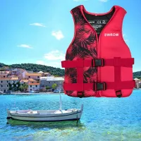 Neoprene Life Jacket Adult Kids Life Vest Water Safety Fishing Vest Kayaking Boating Swimming Surfing Drifting Safety Life Vest  Life Jackets