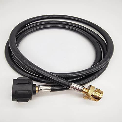 Jadalife 4Ft Propane Adapter Hose, Grill Connectors to Connects 1lb