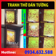TRANH BÀN THỜ dán tường Trúc Chỉ In Mâu Ni 61cm X 81cm
