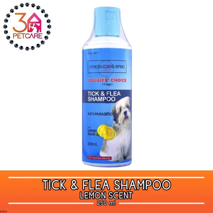 Doggies' Choice Anti-Parasitic Tick Flea Shampoo for Dogs (250ml ...