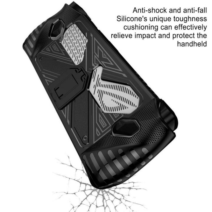 game-console-skin-cover-soft-protective-case-replacement-game-accessories-replacement-with-rack-console-accessories-shell-full-protection-cover-shockproof-home-part-fashion