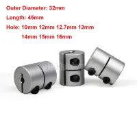 【CW】 OD 32mm CNC Shaft Coupling Rigid Clamping Jaw High TEMP 300°C Bore 10/12/12.7/13/14/15/16 mm Motor shaft Joint Connector