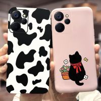 สำหรับ Realme 10 5G เคส RMX3663หรูหราลายลูกกวาดฝาครอบซิลิโคนนิ่มเคสโทรศัพท์สำหรับ Realme 10T Realme10 5G เปลือก6.6