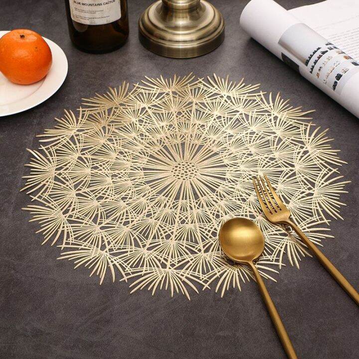 Kitchen Plus Gold Unique Design PVC Placemat Lazada PH