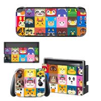 Skin Cover Decals Vinyl for Nintendo Switch Game Protector Wrap Full Set Protective Faceplate Stickers Console Joy-Con Dock