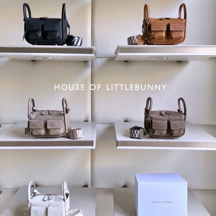 MINI BRICK GENUINE LEATHER HOUSE OF LITTLE BUNNY | Lazada Indonesia