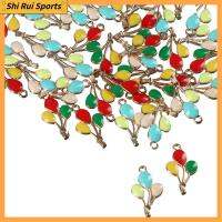 SHIRUI 40pcs โลหะผสมอัลลอยด์ ลูกโป่งเคลือบสีสันสดใส 1215มม. เสน่ห์บอลลูนอากาศร้อน มั่นคงและทนทาน บอลลูนเสน่ห์ขนาดเล็ก งานฝีมือดีไอวาย