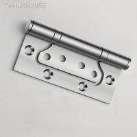 ☒┇ 1pc Non-Mortise Door Hinge 5 Thickened 304 Stainless Steel Brushed Hinge Easy To Install Higne For Doors