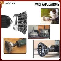 UMMEAX 9/20ชิ้นสะดวกสำหรับล้อขัดสว่านของ Dremel แปรงขัดแปรงลวดสแตนเลสถ้วยจีบชุดแปรงแต่งหน้าหัวขัดสายแปรงล้อสายเหล็ก