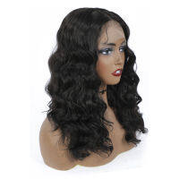 X-TRESS Synthetic Lace Front Wigs For Black Women Loose Wave Middle Part Transparent Swiss Lace Soft Natural Brown Wavy Hair Wig