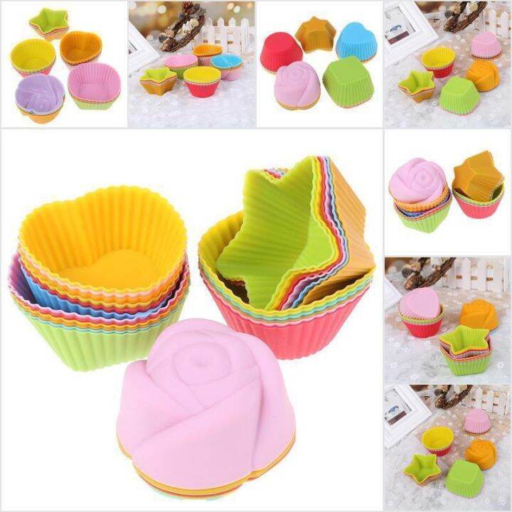 🔥Tamia👍 100Pcs/pack Cake Muffin Cupcake Paper Cups Cake Box Cupcake