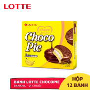 BÁNH CHOCOPIE CHUỐI CHOCOPIE BANANA LOTTE 336 GRAM