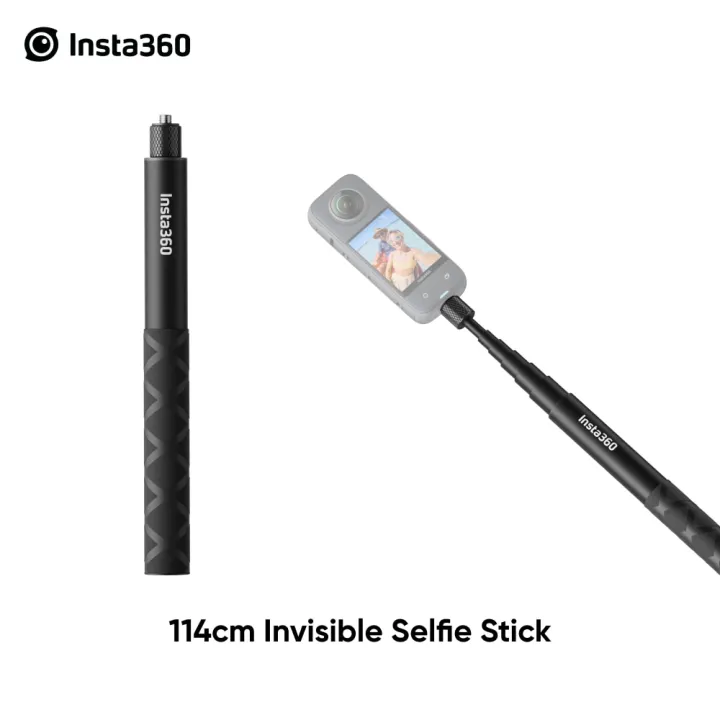 insta360-70ซม-114ซม-3m-2-in-1ไม้เซลฟี่แบบมองไม่เห็นสำหรับ-x3-หนึ่ง-x2-หนึ่ง-rs-อุปกรณ์ชุดกล้องถ่ายภาพหลายขนาด