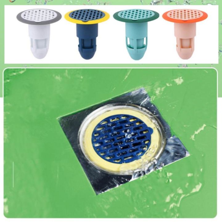 colorful-floor-drain-core-new-sewer-plug-tube-abs-tpr-bathroom-accessories-bathroom-floor-filter-bug-deodorizer-by-hs2023