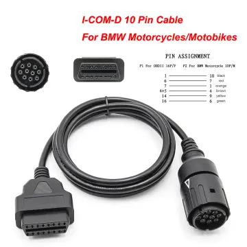 Ethernet to OBD Interface Cable Compatible with ENET (Ethernet to OBD)  Interface Cable E-SYS ICOM Coding F-Series 6.5ft Ethernet to OBD Interface  Car