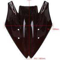 POSSBAY Motorcycle Windshield Deflectors for Kawasaki Z1000 2007 2008 2009 Scooter Windscreen Double Bubble Wind Deflectors