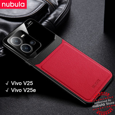 Nebula สำหรับ VIVO V25 | Vivo V25e (6.44 ") ปลอก Hard Grained หนังโทรศัพท์มือถือปกหลัง Plexi แก้วโทรศัพท์มือถือ Vivo V25e V25โทรศัพท์มือถือกรณีป้องกันการกระแทกสำหรับ Vivo V25 | Vivo V25e