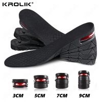 Insoles For Shoes Height Increase Insole Cushion 3-9cm Height Lift Adjustable Cut Shoe Heel Insert Taller Women Men Unisex