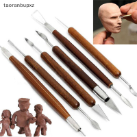 taoranbupxz 6pcs Clay sculpting WAX แกะสลักเครื่องปั้นดินเผา DIY เครื่องมือ shapers Polymer Modeling Gift