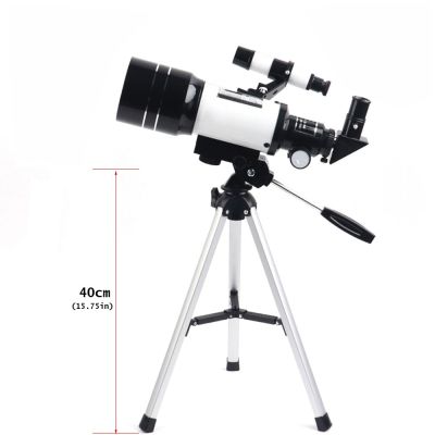 กล้องโทรทรรศน์หักเหแสงดาราศาสตร์150X พร้อมเลนส์ FMC Optic อุปกรณ์กรองแสงพระจันทร์เลนส์ Barlow อะแดปเตอร์โทรศัพท์และขาตั้งกล้อง