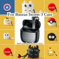 【Discount】  For Baseus Storm 3 Case Cool Tide Cartoon Series for Baseus Storm 3 Casing Soft Earphone Case Cover
