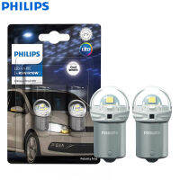 หลอดไฟ R5W LED สำหรับ Philips Ultinon Pro3100 R10W BA15s 6000K หลอดไฟสีขาวไฟเลี้ยวสำหรับรถยนต์เลี้ยวด้านหลังไฟจอดรถ11090CU31B2 2x