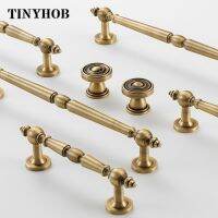 French Retro Bronze /Solid Brass Drawer Knobs Antique Bronze Handle Bedroom Pulls Kitchen Cabinet Door Handle Pull