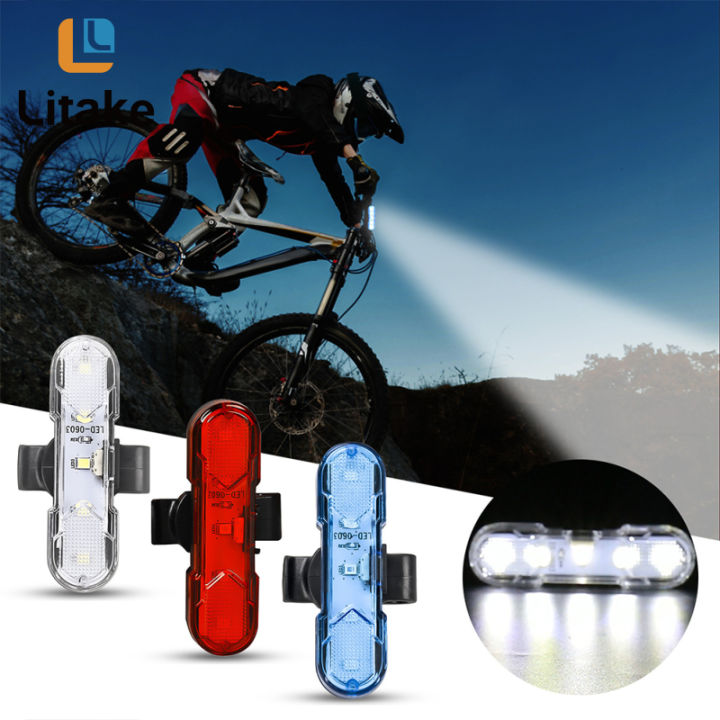 กันน้ำแบบชาร์จ-usb-ไฟท้ายจักรยานการหมุน360องศาแสงจักรยานเสือภูเขา4โหมดสำหรับการขี่กลางคืน