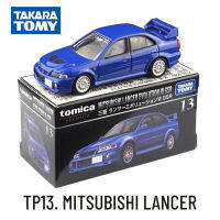 Takara Tomica Premium Tp, Mitsubishi Lancer แบบจำลองย่อขนาด Kereta Replika Koleksi, Kanak-Kanak Xmas Mainan สำหรับเด็กผู้ชาย