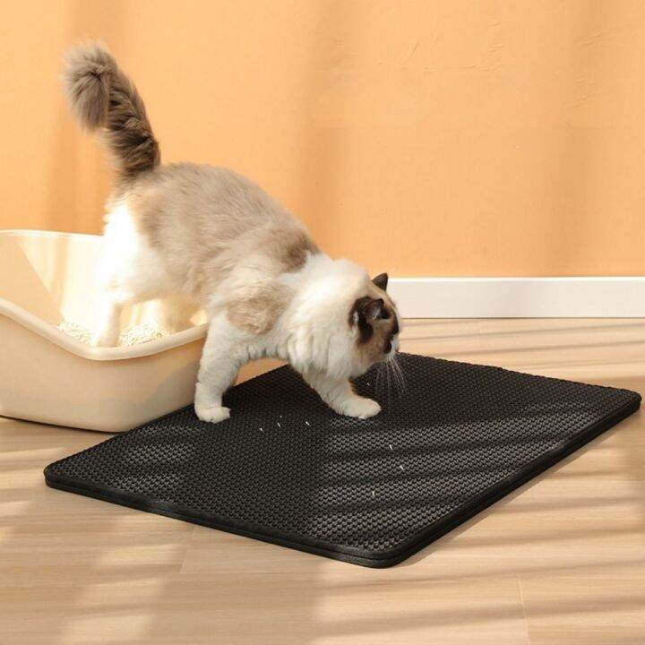 1pc Cat Litter Mat, Litter Box Mat Premium Durable Cat Litter Mat