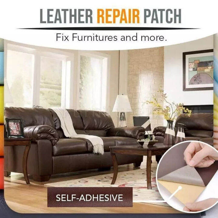 loose-stick-on-leather-repairing-patch-แพทช์กาวซ่อมหนัง-หนัง-pu-ซ่อมโซฟา-แพทช์หนัง