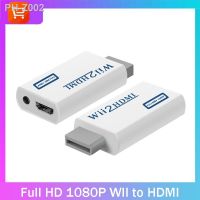 Wii to HDMI-compatible Converter Adapter Full HD 1080P Wii2HDMI-compatible Converter 3.5mm Audio for PC HDTV Monitor Display