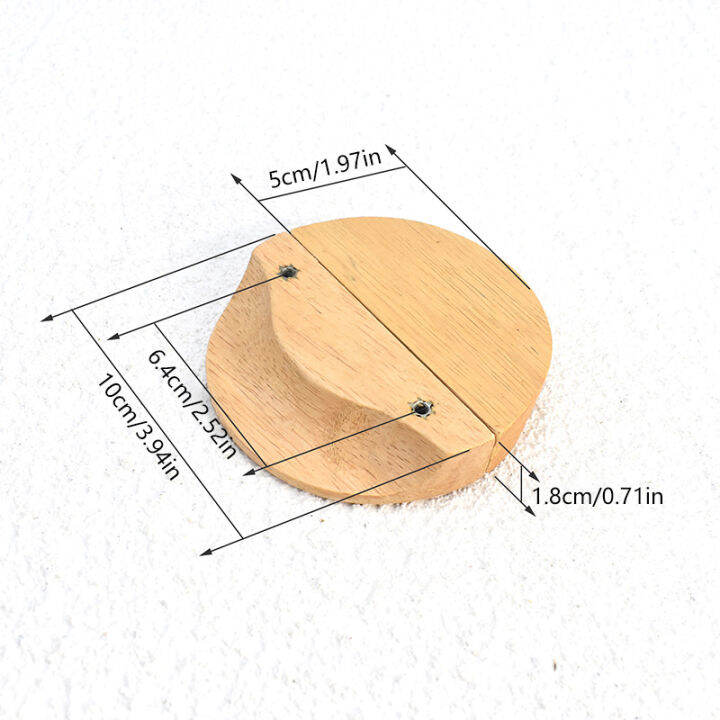 yurongfx-1ชิ้นลิ้นชักการตกแต่งบ้านดึงมือจับตู้เสื้อผ้ามือจับตู้ครึ่งวงกลมที่จับตู้ลิ้นชักไม้ด้วยสกรูหลุมคู่ในครัวที่จับกล่องเก็บของ