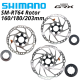 Shimano GRX SM-RT64ศูนย์ล็อคดิสก์เบรกโรเตอร์เทคโนโลยี MTB ภูเขาจักรยาน RT 64 160มิลลิเมตร180มิลลิเมตร203มิลลิเมตร