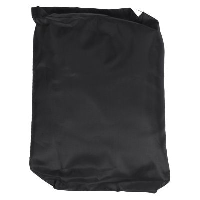 193X63.5X112cm Black Universal Waterproof Lawn Mower Rain Cover Garden Overall Size Drawstring Weather Protection