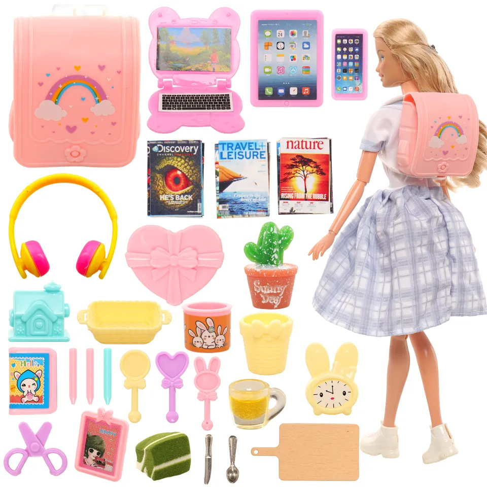 barbie doll game set