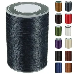 Polyester Waxed Color Thread Leather Stitching