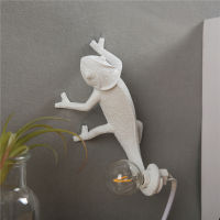 เรซิ่น Lizard Night Light Nordic ห้องนั่งเล่นห้องนอนสำหรับสัตว์สมัยใหม่ Chameleon โคมไฟตั้งโต๊ะ Led โคมไฟติดผนัง Decor Luminarie