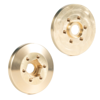 2PCS 1.9/2.2Inch Wheels Rim Brass Weights Wheel Hex Hub Widen Adapter for 1/10 RC Crawler Axial SCX10 Capra TRX4 Parts Accessories